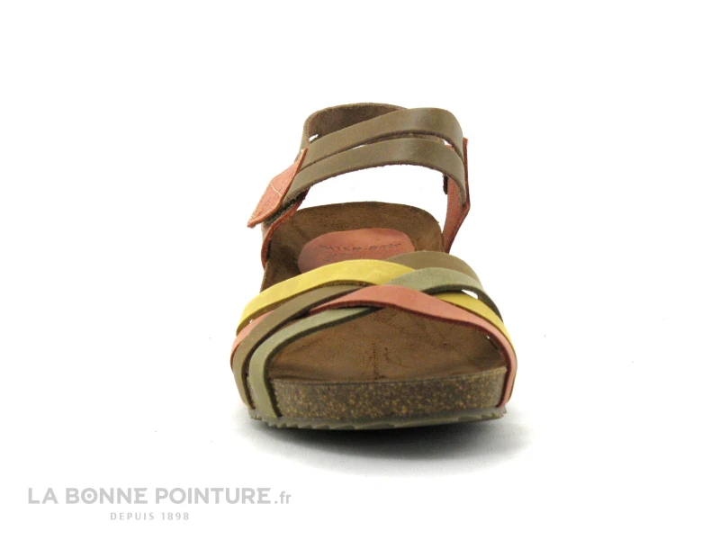 Inter Bios 5338 Multi Marron - Sandale Cuir Femme 2 Inter Bios 5338 Multi Marron - Sandale Cuir Femme – Image 2