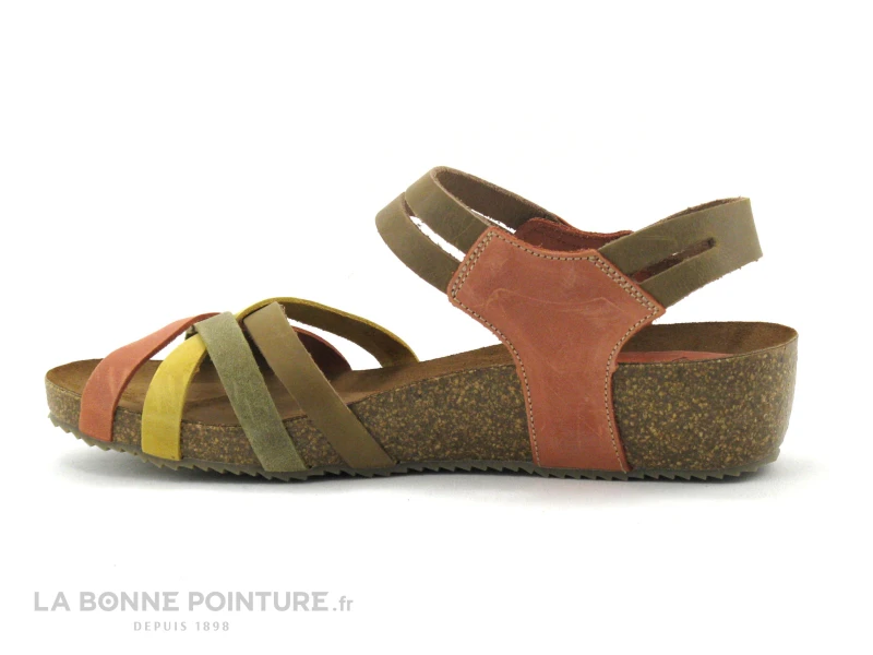 Inter Bios 5338 Multi Marron - Sandale Cuir Femme 3 Inter Bios 5338 Multi Marron - Sandale Cuir Femme – Image 3