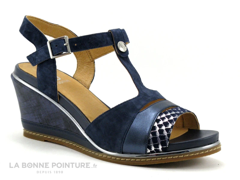 Fugitive IZANE LP5HG69 Navy -Sandale Femme Bleu Marine 1 Fugitive IZANE LP5HG69 Navy -Sandale Femme Bleu Marine