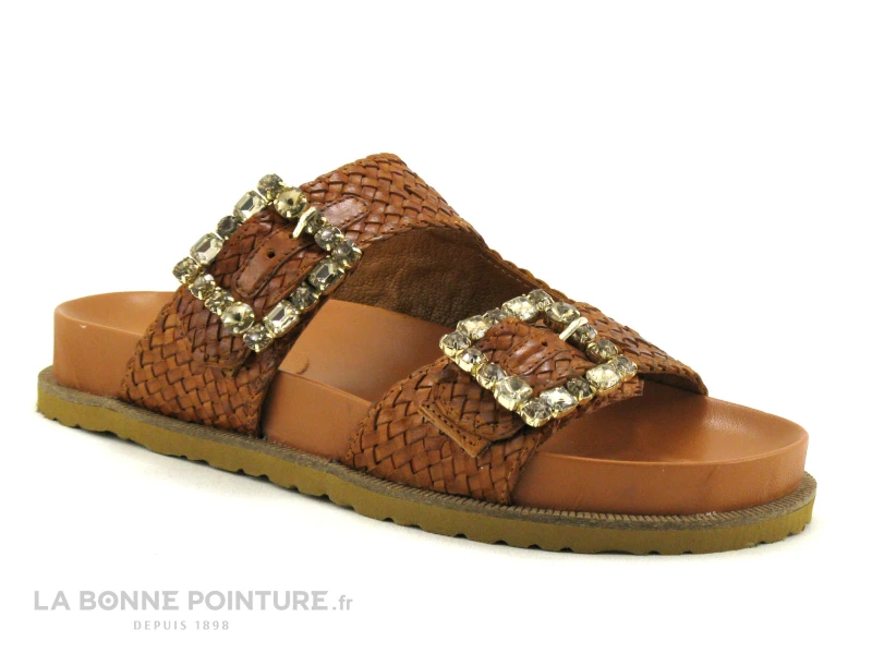 Elue Par Nous NECOSSER Camel - Mule Femme Marron 1 Elue Par Nous NECOSSER Camel - Mule Femme Marron