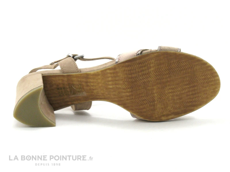 Marco Tozzi 2-28313-26 Nude Comb - Beige Rose - Sandale Talon Haut 6 Marco Tozzi 2-28313-26 Nude Comb - Beige Rose - Sandale Talon Haut – Image 6