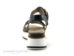 Geo Reino GIFABE Noir - Sandale Femme - Semelle Compensee -Chaussures Promotion Magasin cd24607c73b9e66c561f35ea11d5d5ef img 8732.jpg 170113