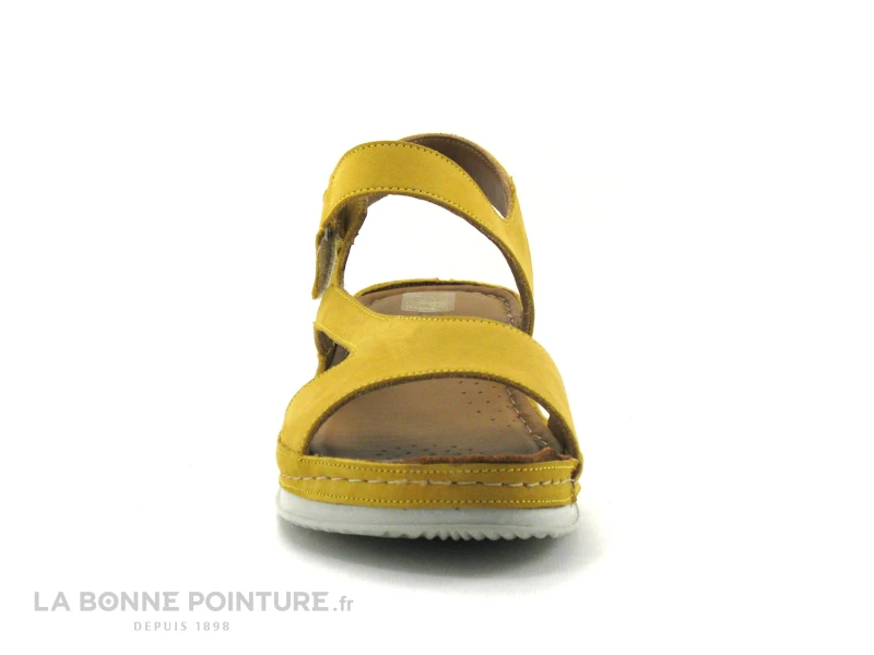 Pedro Torres 3094 Kayisi Nubuck - Sandale Femme Cuir Jaune 2 Pedro Torres 3094 Kayisi Nubuck - Sandale Femme Cuir Jaune – Image 2