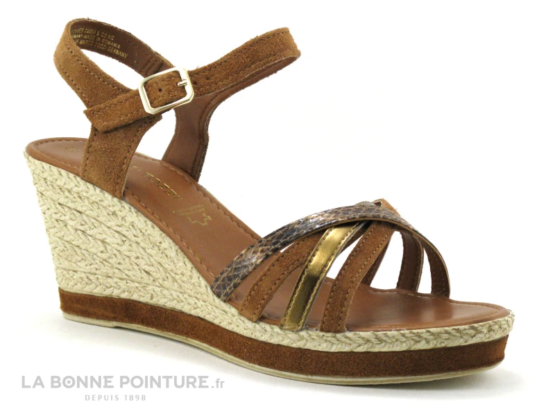 Marco Tozzi Premio 2-28346-26 Muscat - Sandale Marron - Compense 1 Marco Tozzi Premio 2-28346-26 Muscat - Sandale Marron - Compense