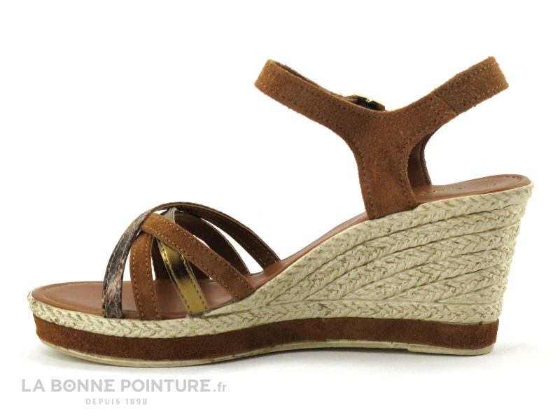 Marco Tozzi Premio 2-28346-26 Muscat - Sandale Marron - Compense 2 Marco Tozzi Premio 2-28346-26 Muscat - Sandale Marron - Compense – Image 2