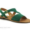 We Do 45320 Leaf - Sandale Femme Cuir Vert