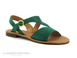 We Do 45320 Leaf - Sandale Femme Cuir Vert