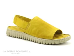 Karyoka MICK Jaune - Sandale Femme Cuir Jaune -Chaussures Promotion Magasin cd24607c73b9e66c561f35ea11d5d5ef img 8752.jpg 182327