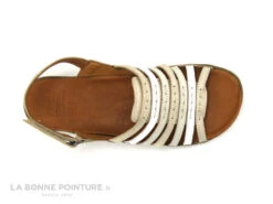 Karyoka ROSE Platine Multi - Sandale Femme Cuir Metal -Chaussures Promotion Magasin cd24607c73b9e66c561f35ea11d5d5ef img 8766.jpg 182421