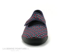 Fargeot THEODORA Marine Rouge - Pantoufle Femme Bride Velcro -Chaussures Promotion Magasin cd24607c73b9e66c561f35ea11d5d5ef img 8767.jpg 170061
