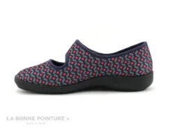 Fargeot THEODORA Marine Rouge - Pantoufle Femme Bride Velcro -Chaussures Promotion Magasin cd24607c73b9e66c561f35ea11d5d5ef img 8768.jpg 170062