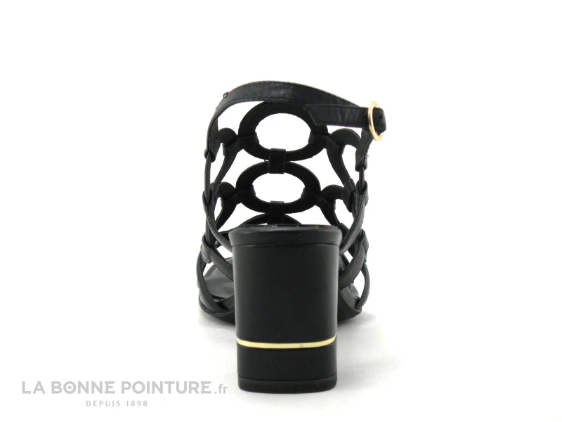 Tamaris 1-28373-26 Black - Cercles - Sandale Noire Talon Haut 4 Tamaris 1-28373-26 Black - Cercles - Sandale Noire Talon Haut – Image 4