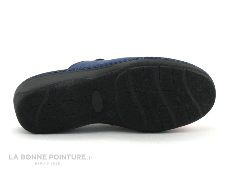 Fargeot PALETTE Fuchsia - Bleu Marine - Pantoufle Mule Confort F 5 Fargeot PALETTE Fuchsia - Bleu Marine - Pantoufle Mule Confort F – Image 5