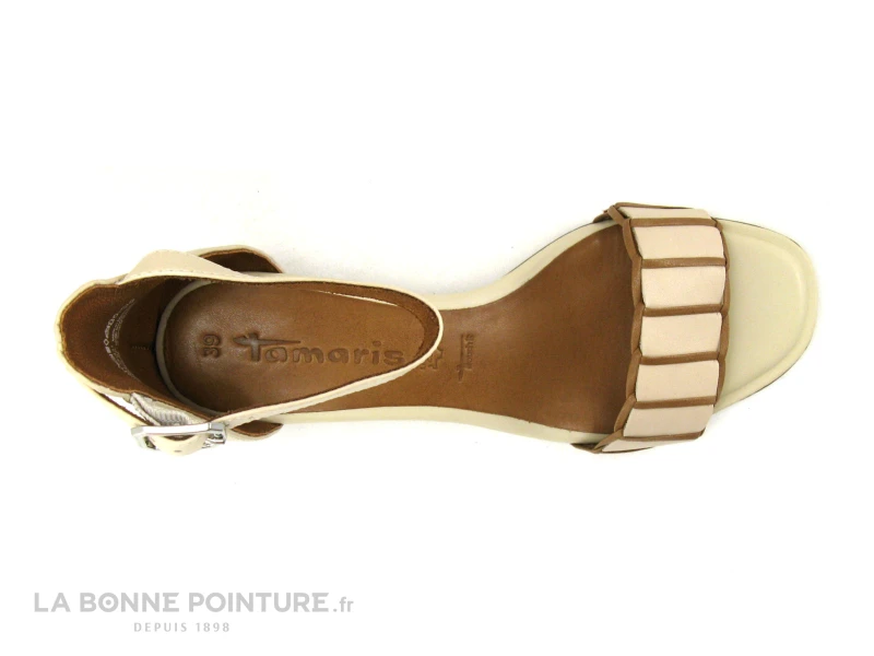 Tamaris 1-28259-28 - Ivoire - Muscat - Sandale Beige - Bride Cheville 6 Tamaris 1-28259-28 - Ivoire - Muscat - Sandale Beige - Bride Cheville – Image 6