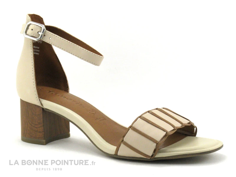 Tamaris 1-28259-28 - Ivoire - Muscat - Sandale Beige - Bride Cheville 1 Tamaris 1-28259-28 - Ivoire - Muscat - Sandale Beige - Bride Cheville
