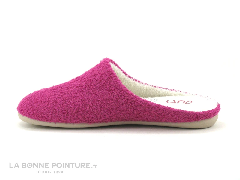 Ouf BESSEY Fuchsia - Eponge - Pantoufle Semelle A Memoire De Forme 2 Ouf BESSEY Fuchsia - Eponge - Pantoufle Semelle A Memoire De Forme – Image 2