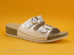 Fly Flot FLETY Blanc - Gris Metal - 2 Brides Reglables - Mule -Chaussures Promotion Magasin cd24607c73b9e66c561f35ea11d5d5ef img 9248.jpg 116460