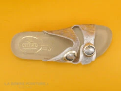Fly Flot FLETY Blanc - Gris Metal - 2 Brides Reglables - Mule -Chaussures Promotion Magasin cd24607c73b9e66c561f35ea11d5d5ef img 9253.jpg 116455
