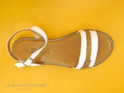 Morans EVORIA Blanc - Laniere Camel - Sandale Plate -Chaussures Promotion Magasin cd24607c73b9e66c561f35ea11d5d5ef img 9258.jpg 170632