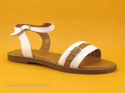 Morans EVORIA Blanc - Laniere Camel - Sandale Plate -Chaussures Promotion Magasin cd24607c73b9e66c561f35ea11d5d5ef img 9259.jpg 170636