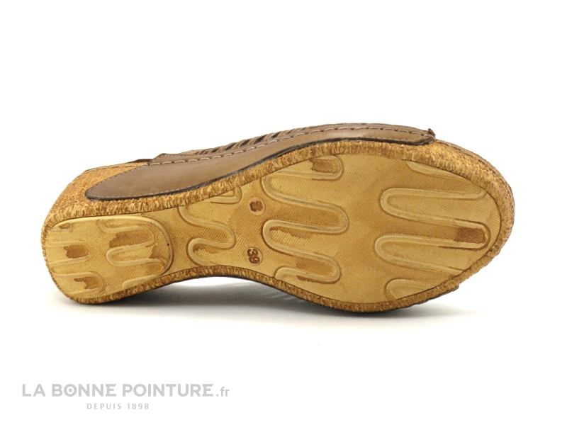 Karyoka GENI Marron - Mule Femme - Talon Compense 7 Karyoka GENI Marron - Mule Femme - Talon Compense – Image 7