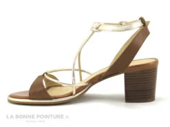 Tropeziennes LILON Tan 27702 - Sandale Talon Marron Et Or -Chaussures Promotion Magasin cd24607c73b9e66c561f35ea11d5d5ef img 9416.jpg 170878