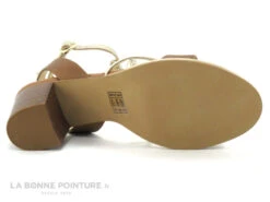 Tropeziennes LILON Tan 27702 - Sandale Talon Marron Et Or -Chaussures Promotion Magasin cd24607c73b9e66c561f35ea11d5d5ef img 9418.jpg 170879