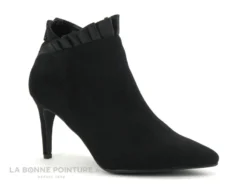 The Divine Factory QL3812 Noir - Fronces - Bottine Talon Aiguille -Chaussures Promotion Magasin cd24607c73b9e66c561f35ea11d5d5ef img 9431.jpg 142283