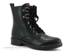The Divine Factory HX3846 - Noir - Bottine Lacet Velours