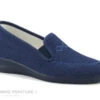 Zels 3115 Marino - Chausson Femme Bleu Marine - Talon Compense