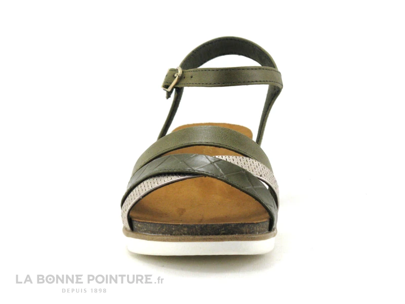 Marco Tozzi 2-28410-28 Olive - Sandale Femme Kaki 2 Marco Tozzi 2-28410-28 Olive - Sandale Femme Kaki – Image 2