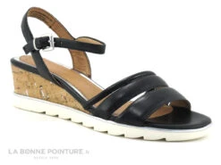 Marco Tozzi Premio 2-28724-28 - Nu-pieds Cuir Noir -Talon Compense -Chaussures Promotion Magasin cd24607c73b9e66c561f35ea11d5d5ef img 9472.jpg 170922