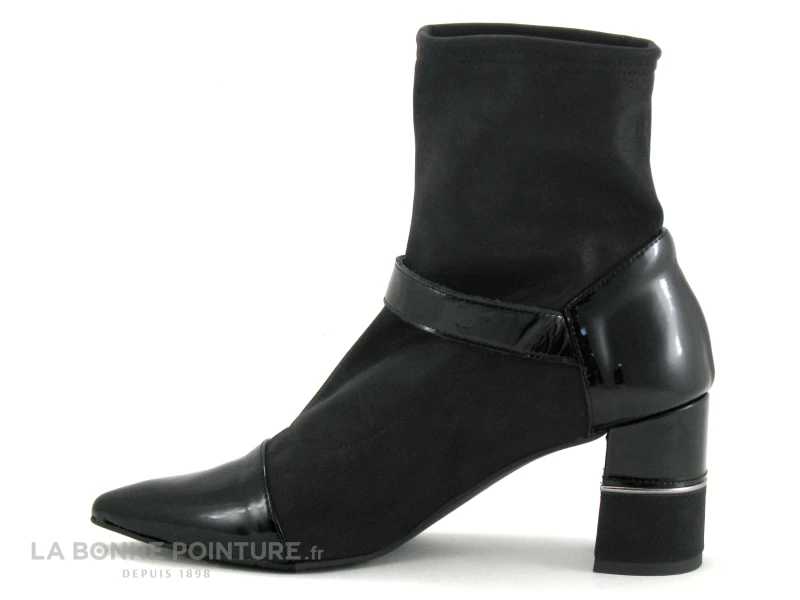 Cardenal CANNES - CL3406 - Verni Noir - Nubuck Noir - Boots Talon 3 Cardenal CANNES - CL3406 - Verni Noir - Nubuck Noir - Boots Talon – Image 3