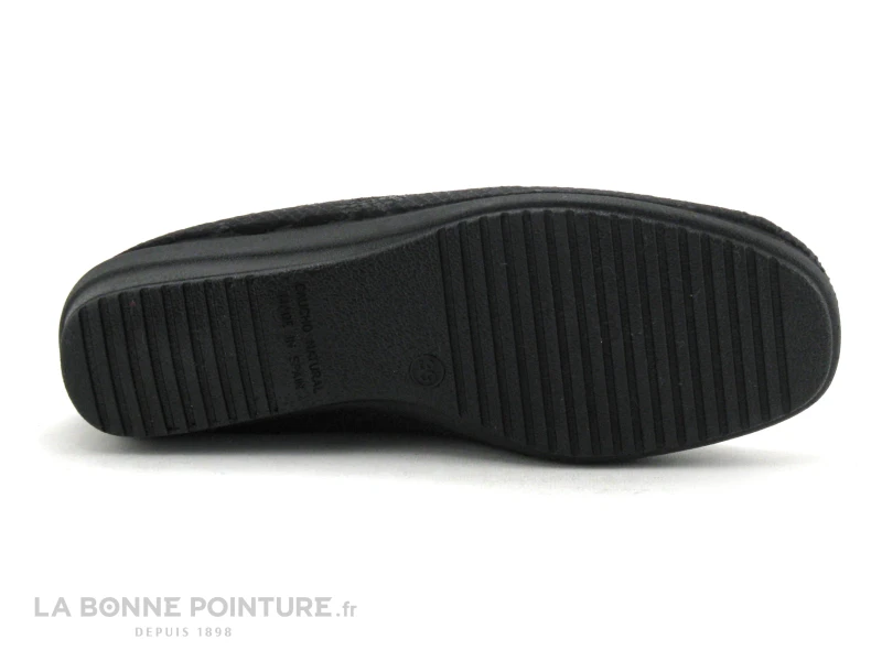Zels 3193 - Noir - Chausson Mocassin Femme 4 Zels 3193 - Noir - Chausson Mocassin Femme – Image 4