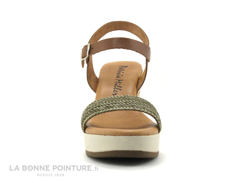 Patricia Miller 3217 - Sandale Compensee Kaki 2 Patricia Miller 3217 - Sandale Compensee Kaki – Image 2
