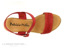 Patricia Miller 3217 - Sandale Rouge Talon Haut - Semelle Compensee -Chaussures Promotion Magasin cd24607c73b9e66c561f35ea11d5d5ef img 9509.jpg 159318