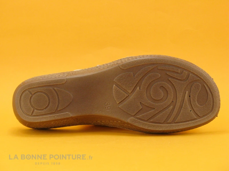 Morans MAPEAU Blanc - Mule Talon Compense - Bride Velcro 4 Morans MAPEAU Blanc - Mule Talon Compense - Bride Velcro – Image 4