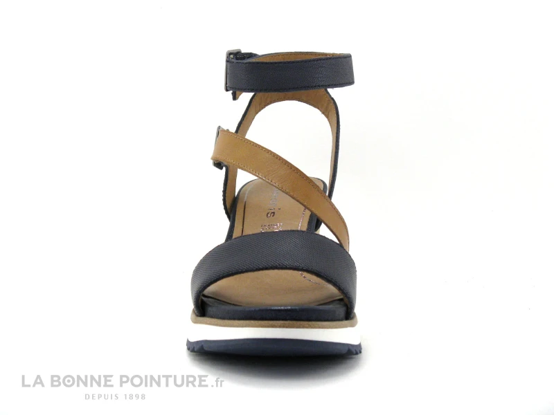 Tamaris 1-28021-26 839 Navy Nut - Sandale Talon Compense 2 Tamaris 1-28021-26 839 Navy Nut - Sandale Talon Compense – Image 2