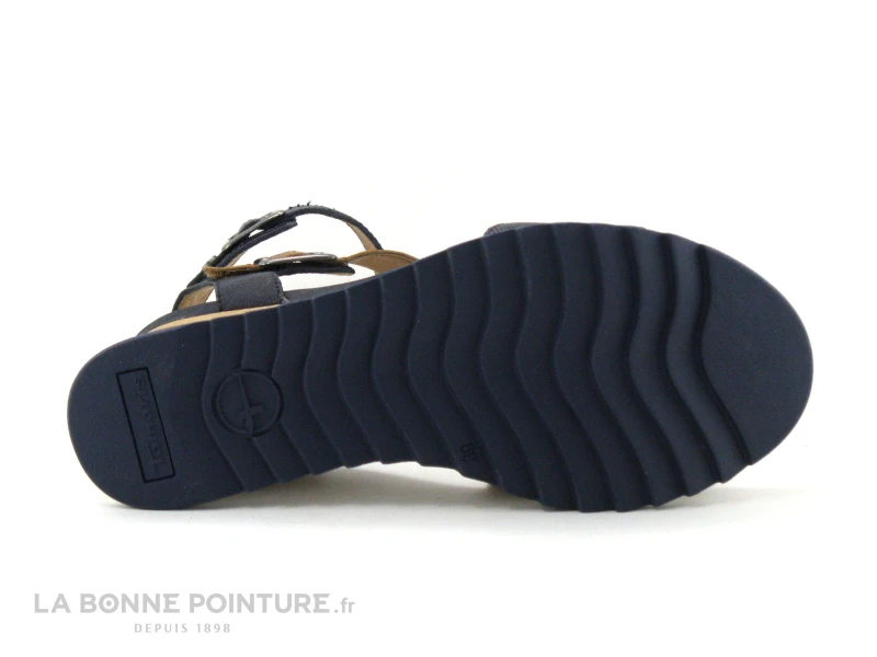 Tamaris 1-28021-26 839 Navy Nut - Sandale Talon Compense 7 Tamaris 1-28021-26 839 Navy Nut - Sandale Talon Compense – Image 7