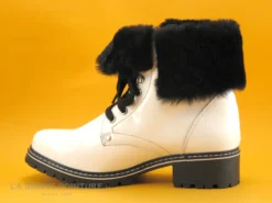 Hooper MULLAN Verni Blanc - Fourrure Noire - Bottine Femme 9 Hooper MULLAN Verni Blanc - Fourrure Noire - Bottine Femme -Chaussures Promotion Magasin cd24607c73b9e66c561f35ea11d5d5ef img 9602.jpg 142414