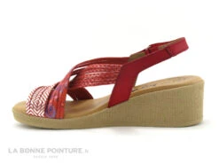 Jordana 3341 - Sandale Compensee Femme Cuir Rouge Et Argent 9 Jordana 3341 - Sandale Compensee Femme Cuir Rouge Et Argent -Chaussures Promotion Magasin cd24607c73b9e66c561f35ea11d5d5ef img 9674.jpg 159521