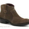 Brans 8065 Nubuck Marron - Bottine Femme
