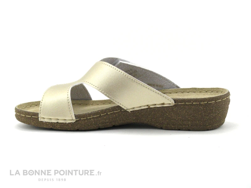 Flex Is By Patrizia Azzi 10673 - Platine - Mule Femme Metallisee 2 Flex Is By Patrizia Azzi 10673 - Platine - Mule Femme Metallisee – Image 2