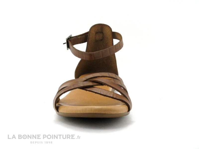 Kaola 580 Marron - Sandale Plate Bride Cheville - Femme 2 Kaola 580 Marron - Sandale Plate Bride Cheville - Femme – Image 2