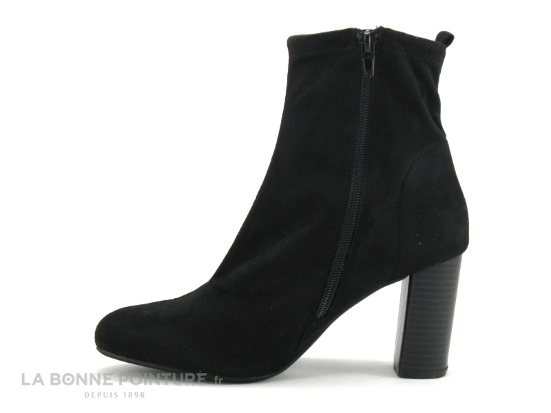 The Divine Factory LH1732-D23 - Bottine Stretch Talon Haut 3 The Divine Factory LH1732-D23 - Bottine Stretch Talon Haut – Image 3