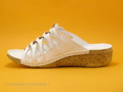 Karyoka DADOU Blanc - Mule Femme - Talon Compense -Chaussures Promotion Magasin cd24607c73b9e66c561f35ea11d5d5ef img 9788.jpg 159647