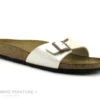 Birkenstock MADRID Birko Flor - Graceful Pearl White - BK940153 - Mule F