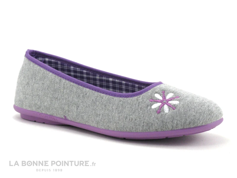 RYB 226022 9000 - Gris Violet - Pantoufle Ballerine Femme 1 RYB 226022 9000 - Gris Violet - Pantoufle Ballerine Femme