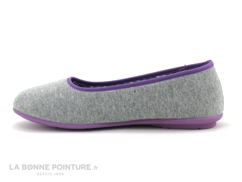 RYB 226022 9000 - Gris Violet - Pantoufle Ballerine Femme 2 RYB 226022 9000 - Gris Violet - Pantoufle Ballerine Femme – Image 2