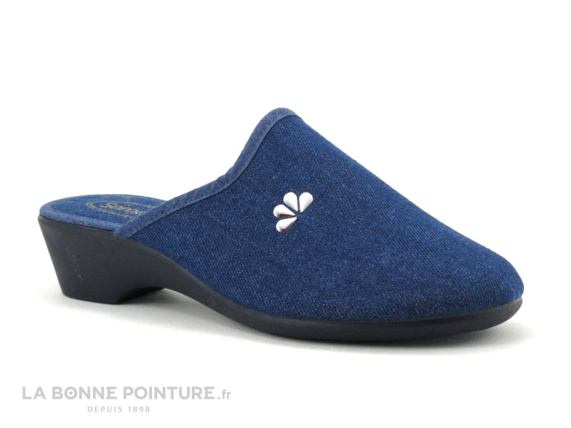 Semelflex CLAUDIA Jeans - Pantoufle Mule Femme 1 Semelflex CLAUDIA Jeans - Pantoufle Mule Femme